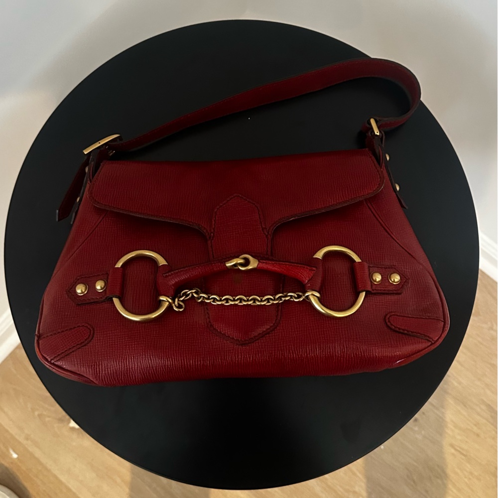 Vintage Red Gucci Bag w/ Hardware